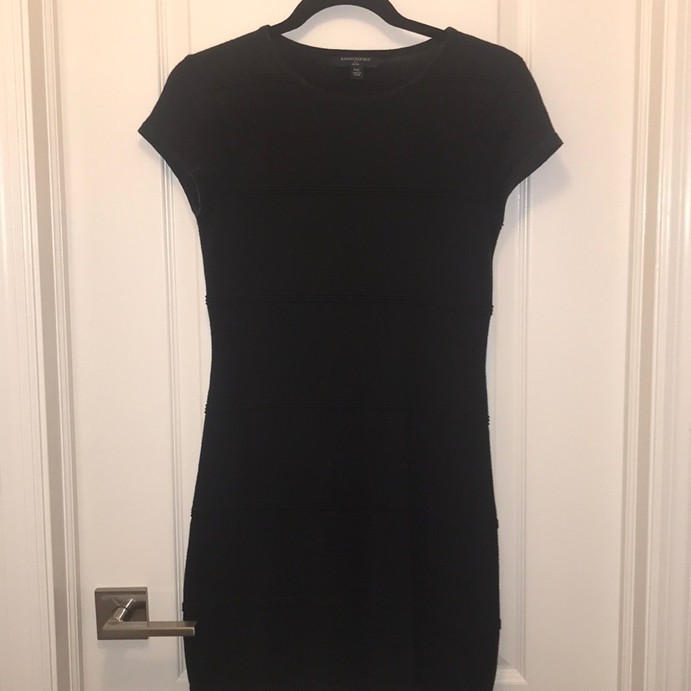 Banana republic black shirt dress.